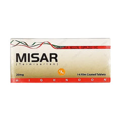 Misar Tablets 20mg (1 Box = 2 Strips) (1 Strip = 7 Tablets)