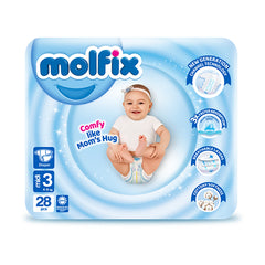 Molfix Diapers Twin Pack Midi Size 3 28Pcs