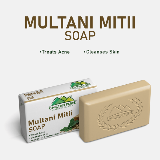 Multani Mitti Soap - Improve complexion, Oil Absorption, Improves Skin Tone