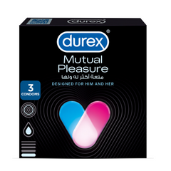 Durex Mutual Pleasure Condom (1 Pack = 3Pcs)
