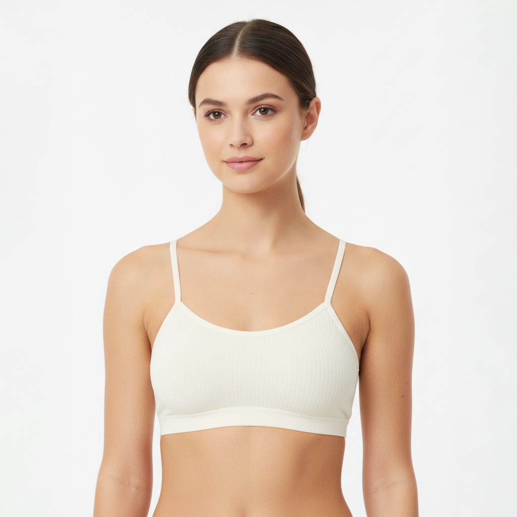 FEHUABA B.DEE NON PADDED WITHOUT HOOK 1072 White / Free - MamasJan Lingerie