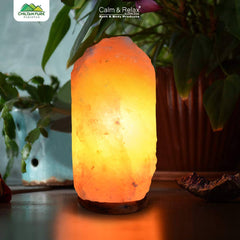 Natural Shape Pure Himalayan Pink Rock Salt Lamp (2 - 3 Kg), May helpful in SMOG and Room Air Quality Improvement - ChiltanPure
