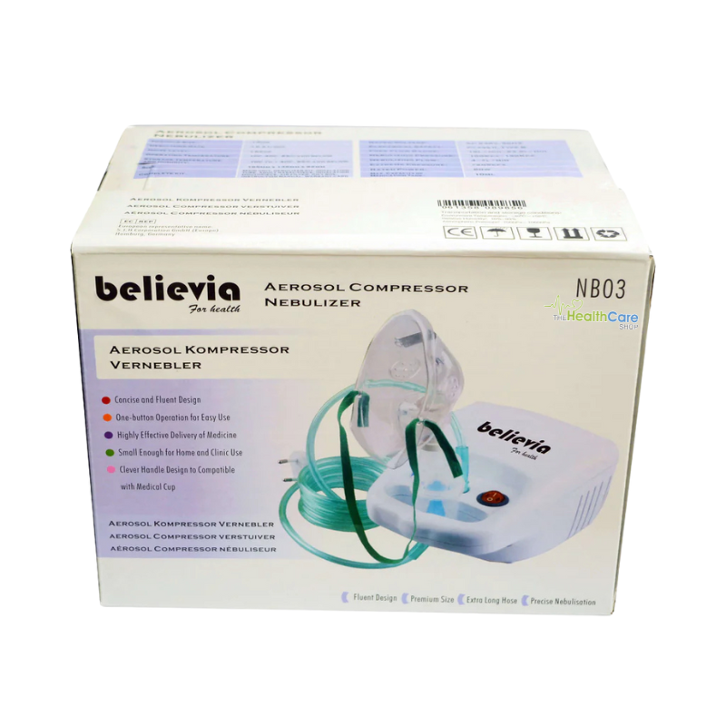 Believia Mini Nebulizer Nb 03 - The Healthcare Shop Pakistan