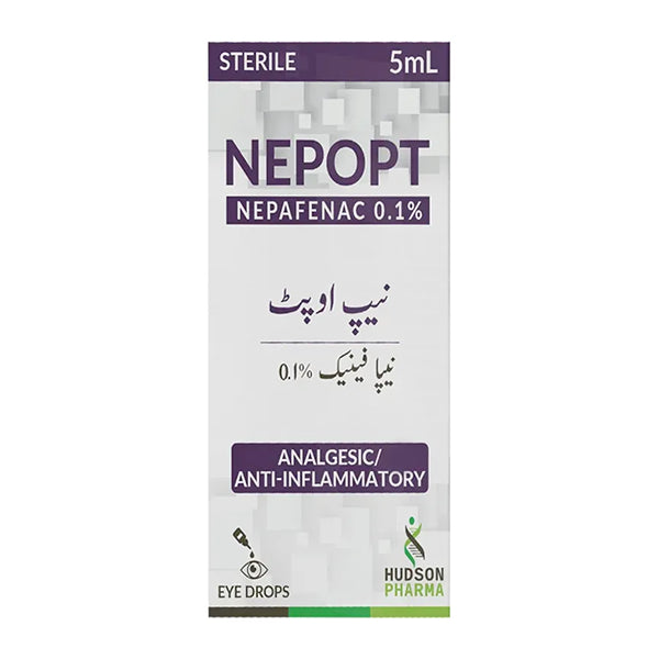 Nepopt Eye Drops 0.1% 5ml