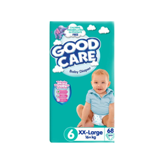 Good Care Baby Diapers Size 6 XX-Large 68Pcs