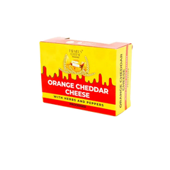 Orange Cheddar with Herbs – Rich, Aromatic & Flavorful Cheese - ChiltanPure