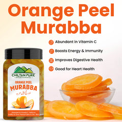 Orange Peel Murabba (اورنج پیل مربہ) - Abundant in Vitamin C, Relieves Acidity, Gives Natural Glow to the Skin - 💯 Organic & Pure