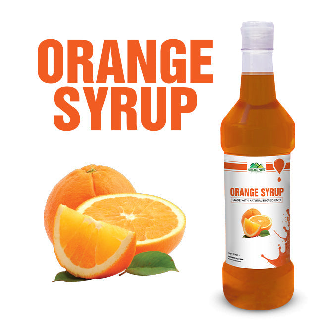 Orange Syrups: Rich in Vitamin C and A Boasts Immunity and Gives a Flawless Skin Zero-Calorie