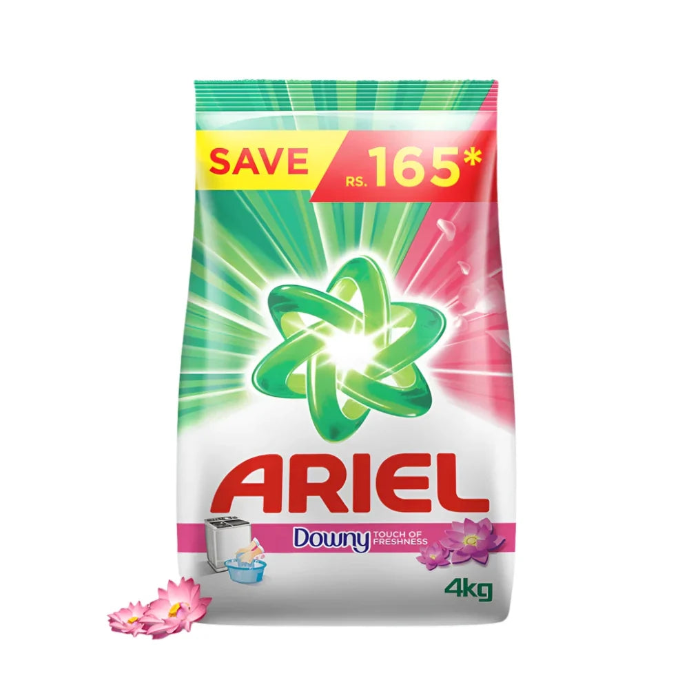 ARIEL WASHING POWDER TOUCH OF DOWNY 4KG Default Title - MamasJan Grocery Nonfood