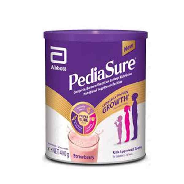 Pediasure Triplesure Strawberry Milk Powder 400g