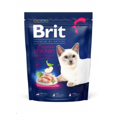 BRIT PREMIUM CAT FOOD STERILIZED CHICKEN 800 GM Default Title - MamasJan Grocery Nonfood