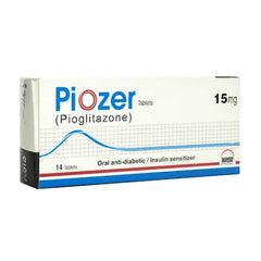 Piozer Tablets 15mg (1 Strip = 7 Tablets)