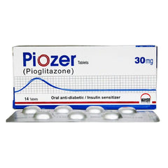 Piozer Tablets 30mg (1 Strip = 7 Tablets)