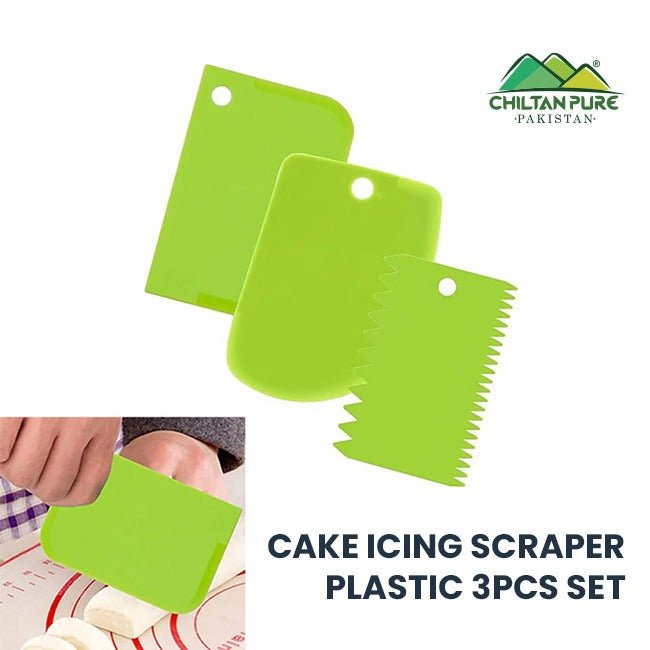 Plastic Cake Icing Scraper / پلاسٹک کیک آئسنگ اسکریپر - ChiltanPure