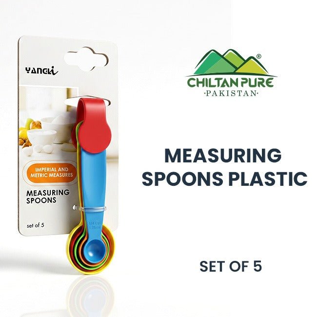 Plastic Measuring Spoons / پلاسٹک میژرنگ اسپونز / ( Set of 5 ) - ChiltanPure