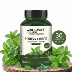 Podina (mint) Capsule 100% Natural Podina (mint) Tablets 30 Per Bottle 500mg - Mamasjan
