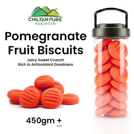 Pomegranate Fruit Biscuit Cookies / Made With Organic Desi Butter, Bakery Biscuit
