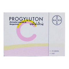 Progyluton Tablets 2mg/0.5mg (1 Box = 1 Strip)(1 Strip = 21 Tablets)