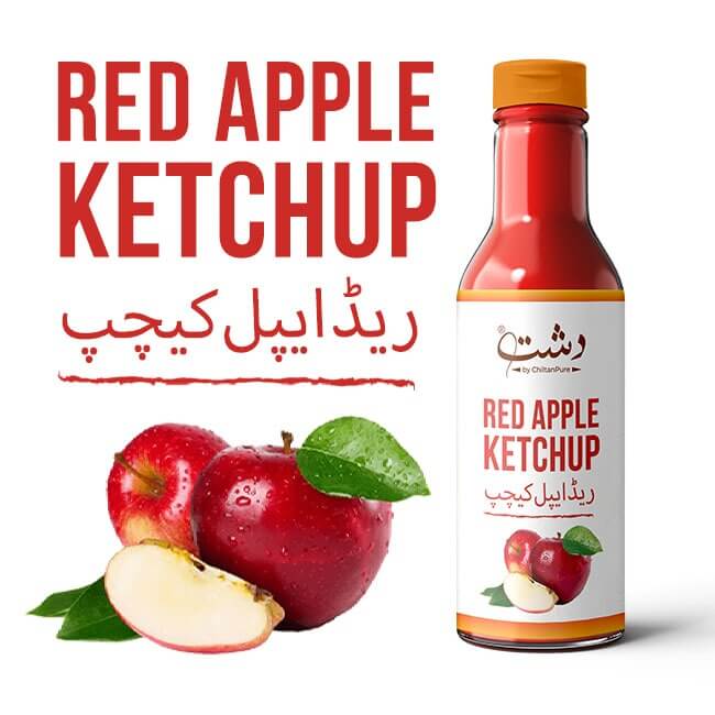 Red Apple Ketchup - Pure Apple Taste , Perfect Sweetness in Every Bite - ChiltanPure