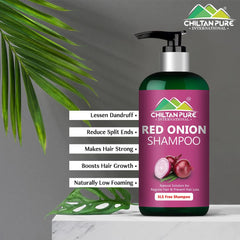 Red Onion Shampoo 🧅 Natural Solution for Regrow Hair & Prevent Hair Loss 100% Results