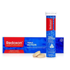 Redoxon Triple Action Effervescent Orange Flavour Tablets  (1 Bottle = 15 Tablets)