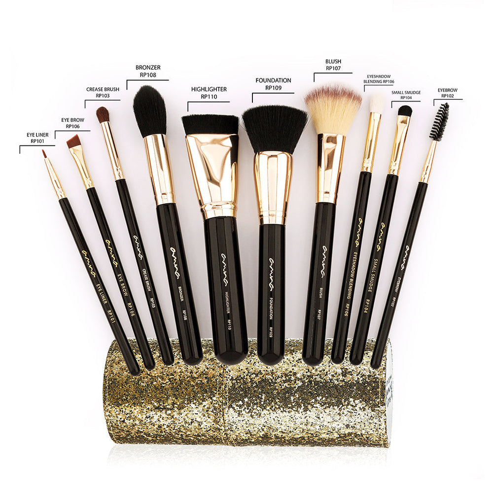 BEAUTY BY AMNA PRO MAKEUP BRUHES SET PC Default Title - MamasJan Makeup