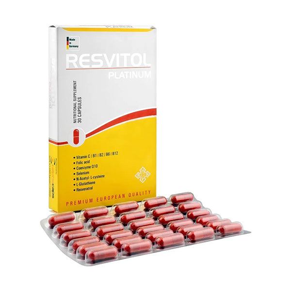 Resvitol Platinum Capsules (1 Box = 1 Strip)(1 Strip = 30 Tablets)