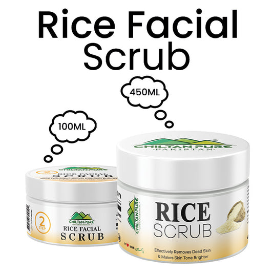 Rice Face & Body Scrub 🌾 Exfoliating Facial Scrub Formulated With Rice Microspheres, Absorbs Sebum & Makes Skin Clean, Smooth & Re-Energized