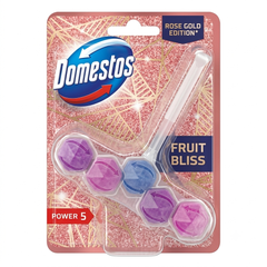 DOMESTOS TOILET FRESHNERS FRUIT BLISS 5 POWER 50G Default Title - MamasJan Grocery Nonfood