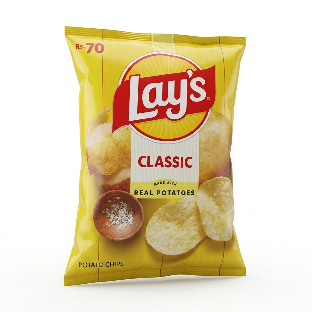 LAYS SALT CHIPS 45 GM Default Title - MamasJan Grocery