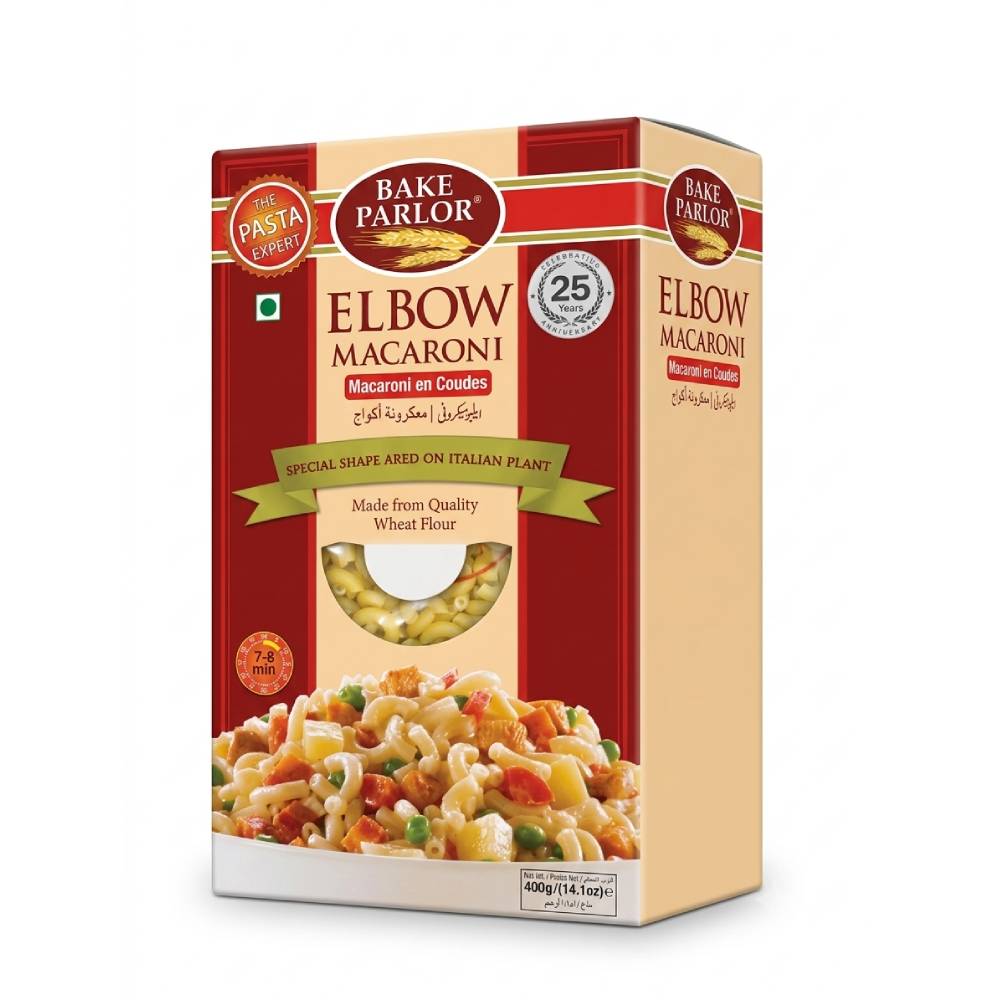 BAKE PARLOR ELBOW MACARONI BOX 400 GM Default Title - MamasJan Grocery