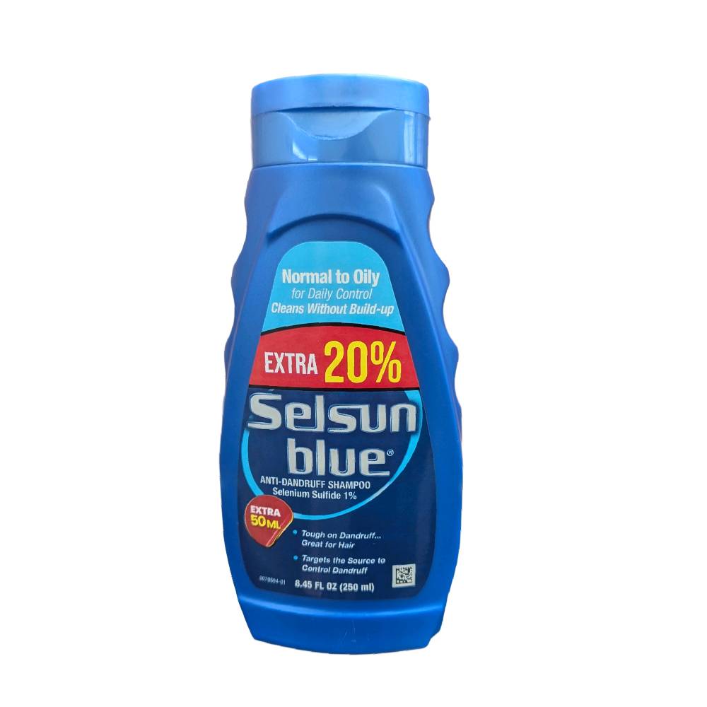 SELSUN BLUE ANTI DANDRUFF SHAMPOO NORMAL TO OILY 300ML Default Title - MamasJan Grocery Nonfood