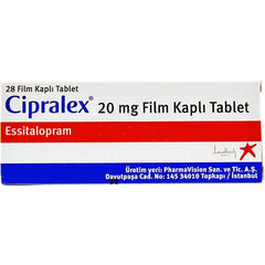 CIPRALEX 20MG TAB 28S Default Title - MamasJan Medicen