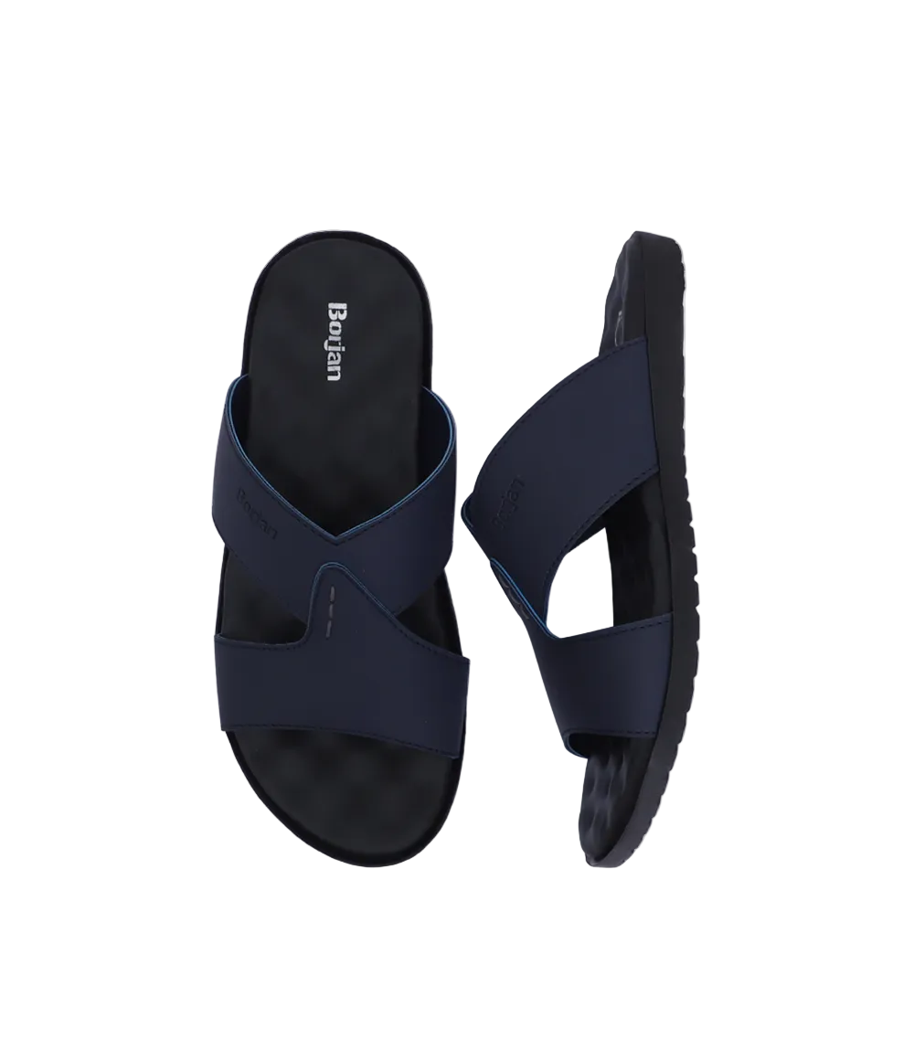 MEN SLIPPER IR 44-45 NAVY E2511-28 40-45 Default Title - MamasJan KidsWear