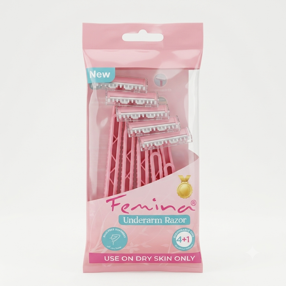 TREET FEMINA BODY RAZOR 5PCS Default Title - MamasJan Grocery Nonfood