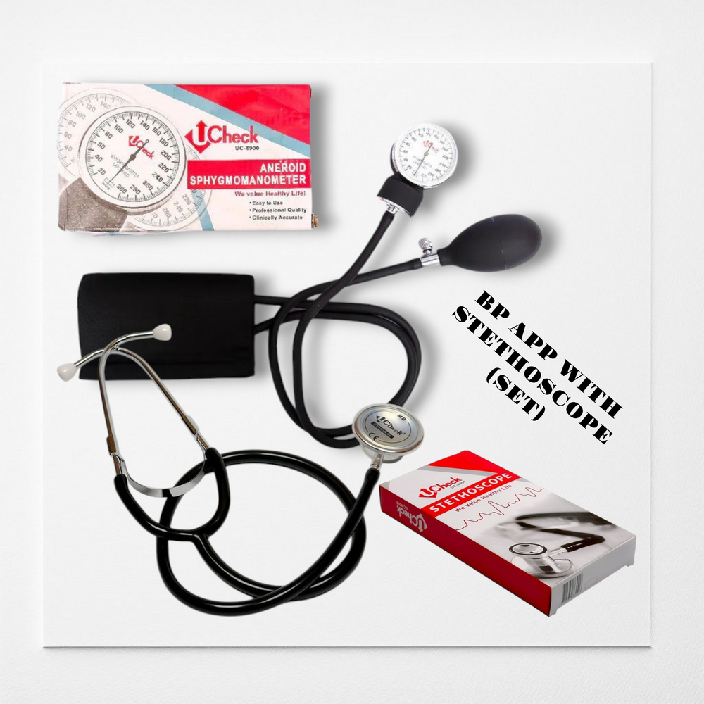 Ucheck Bp Apparatus And Stethoscope Set - The Healthcare Shop Pakistan