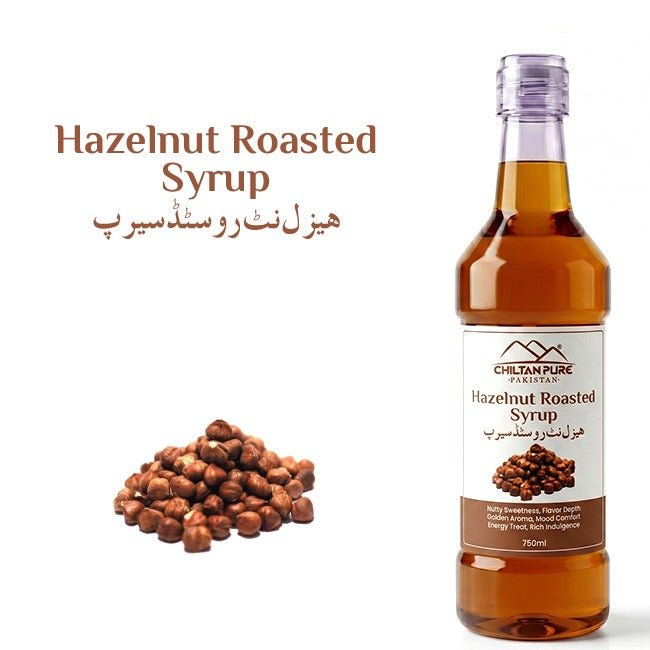 Roasted Hazelnut Syrup / روسٹڈ ہیزل نٹ سیرپ - ChiltanPure