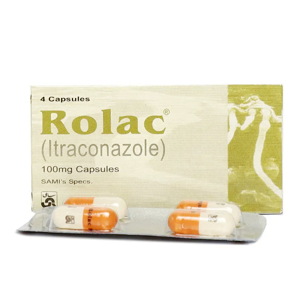 Rolac Capsules 100mg (1 Box = 1 Strip)(1 Strip = 4 Capsules)