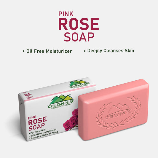 Rose Soap - Cleanses Skin, Anti-Inflammatory, Face and Body Use