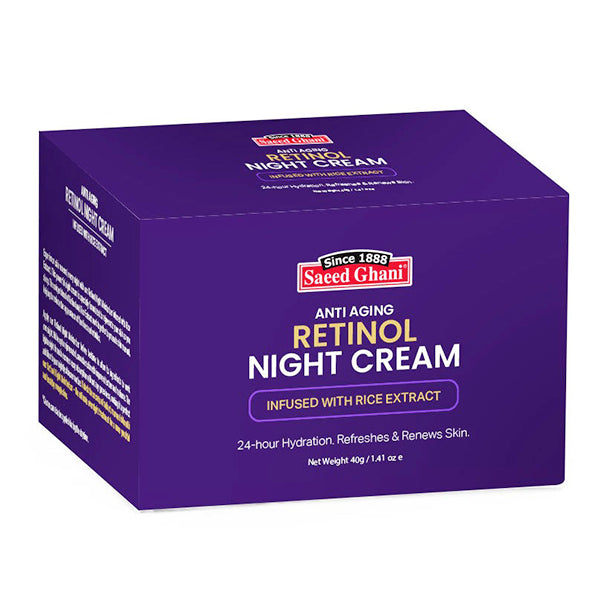 Saeed Ghani Anti-Aging Retinol Night Cream 40g