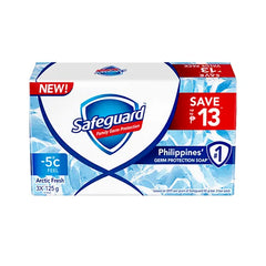Safeguard Soap Menthol 125g (Pack Of 3)