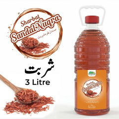 Sandal Nuqra Syrup / Sandal Nuqra Sharbat / 3 Liter Institutional Bulk For HORECA Family, Hotels, Restaurants, Catering, Cafes