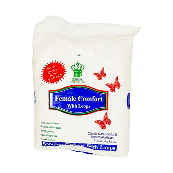 Female Comforts Sanitary Pads 10Pcs