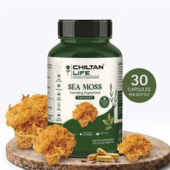 Sea Moss Capsule 100% Natural Sea Moss Tablets 30 Per Bottle 500mg - Mamasjan