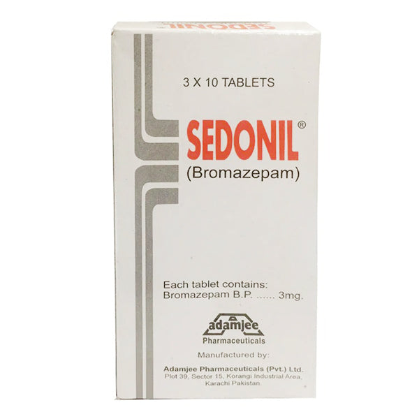 Sedonil Tablets 3mg (1 Strip = 10 Tablets)