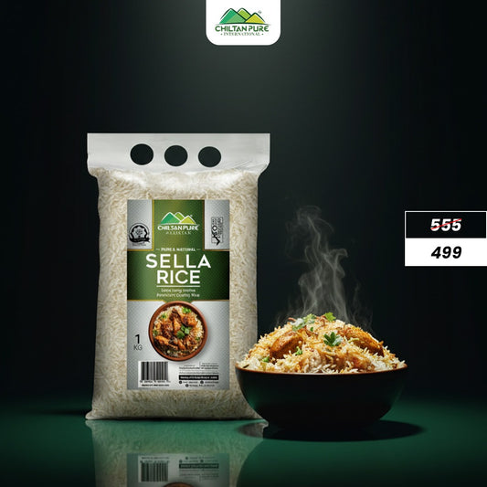 Sella Rice / (سیلا چاول) / Golden Parboiled Perfection Rich Aroma Nutritious & Fluffy Every Time 1kg