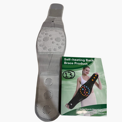 Self Heating Back Brace Magnetic Therapy Lumbar Support Belt - The Healthcare Shop Pakistan