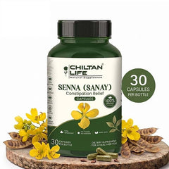 Senna (Sanay) Capsule 100% Natural Senna (Sanay) Tablets 30 Per Bottle 500mg - Mamasjan