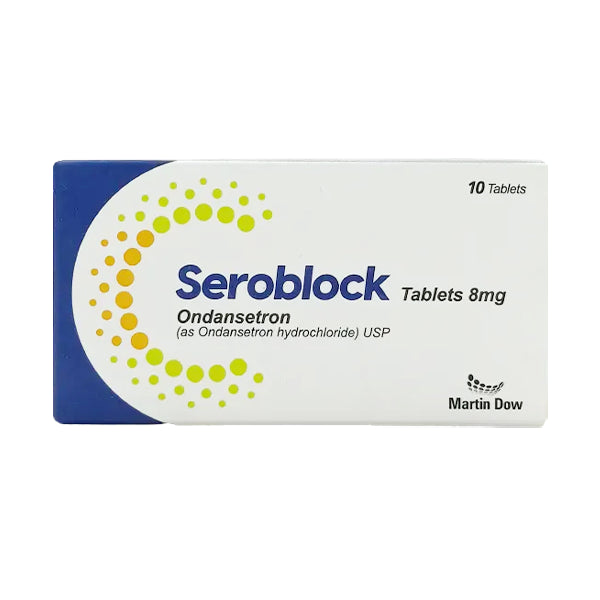 Seroblock Tablets 8mg (1 Box = 1 Strip)(1 Strip = 10 Tablets)