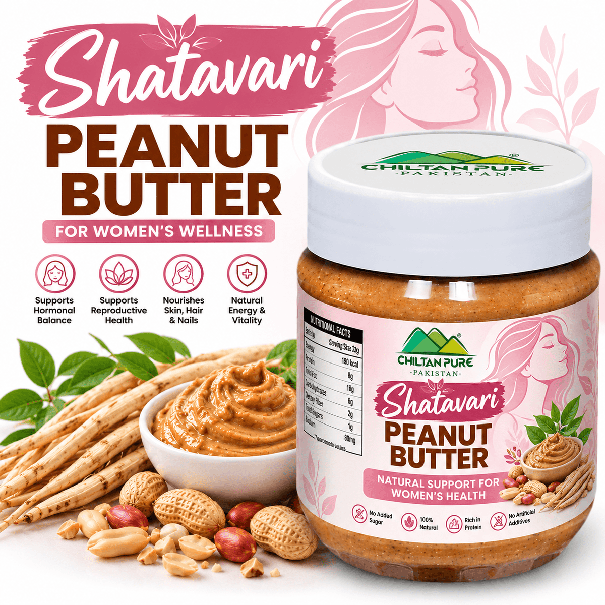 Shatavari Peanut Butter 360g | Price in Pakistan | Mamasjan - Mamasjan